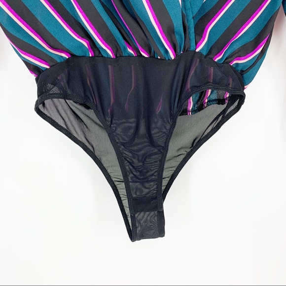 ASTR The Label Drape Front Long Sleeve Bodysuit - Picture 4 of 10